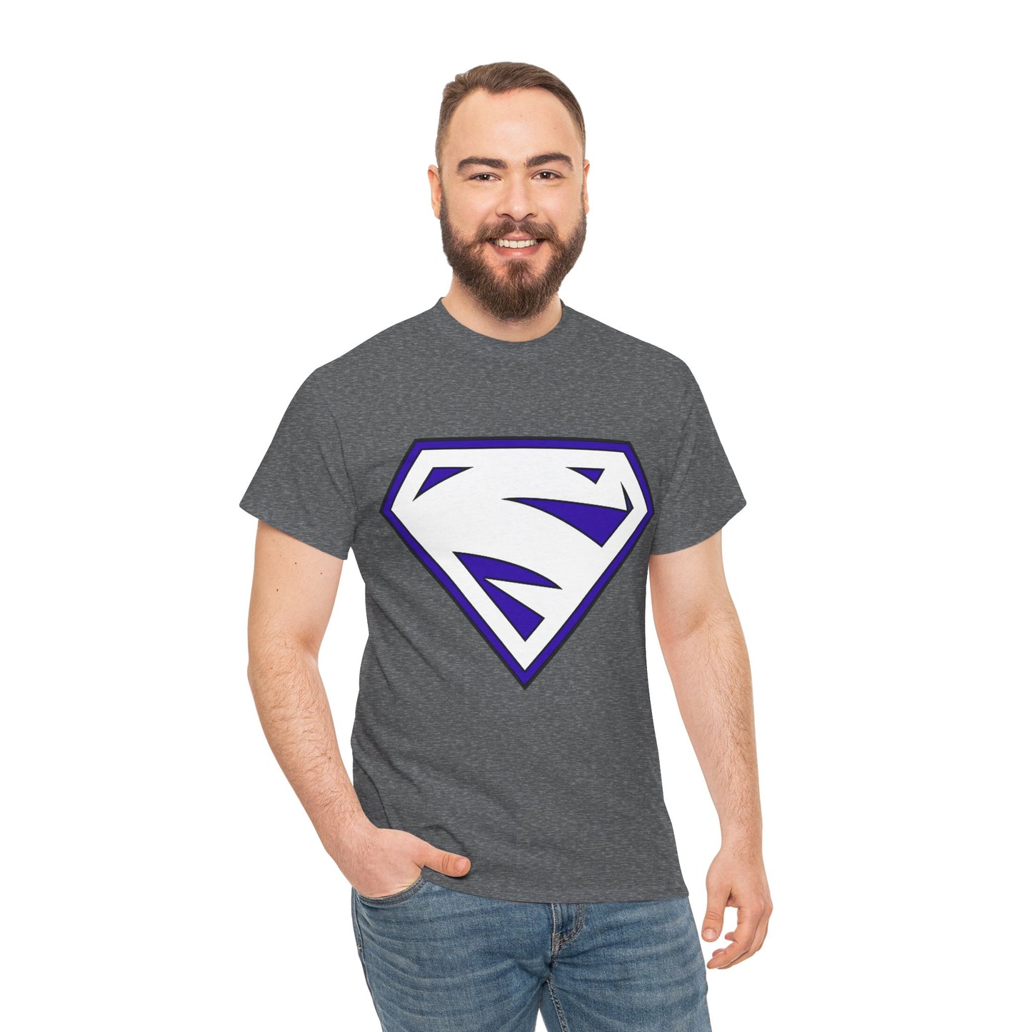 Electric Superman Logo T-Shirt - Clark Kent - Man of Steel - DC Comics - 1990s Storyline