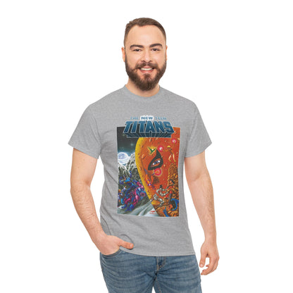 New Teen Titans T-Shirt - George Perez Art - Judas Contract - Deathstroke, Nightwing, Terra, Jericho, Raven, Cyborg, Wonder Girl - DC Comics