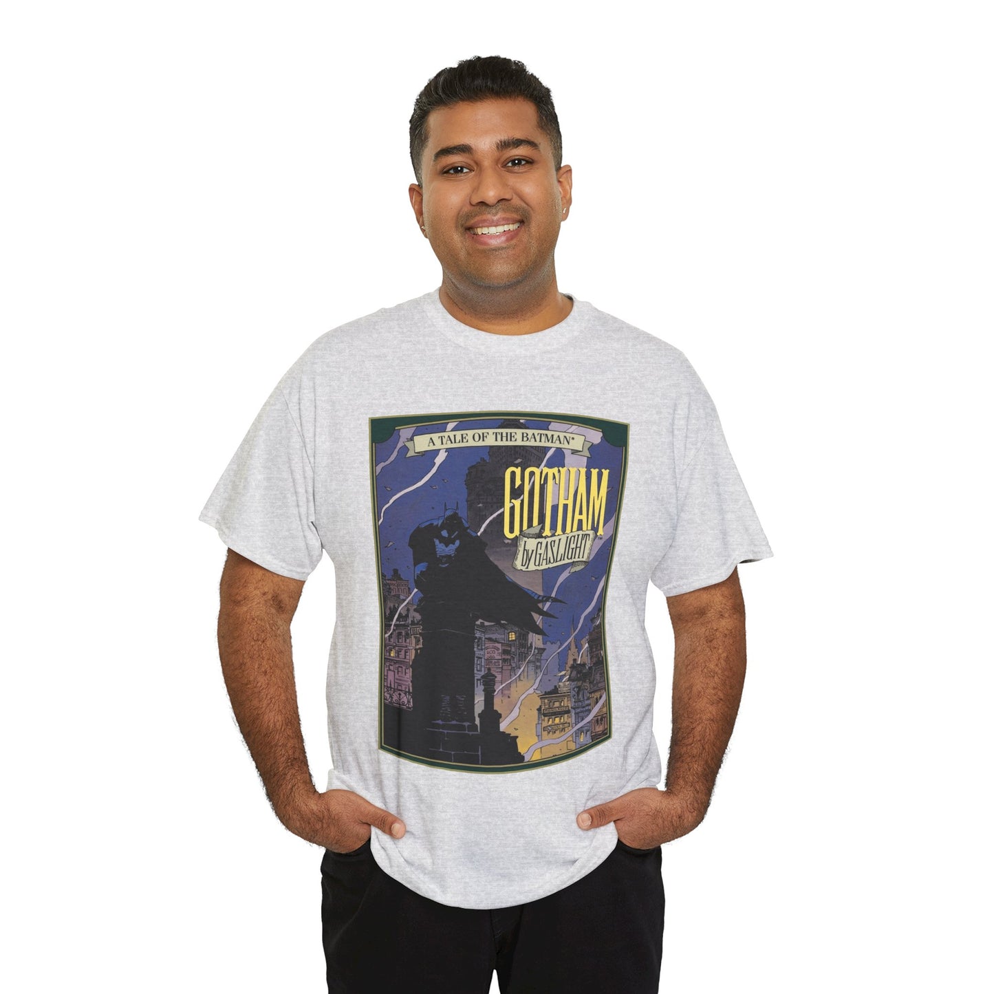 Batman: Gotham by Gaslight T-Shirt - Mike Mignola Art - 19th Century Jack the Ripper Story - Elseworlds - DC Comics