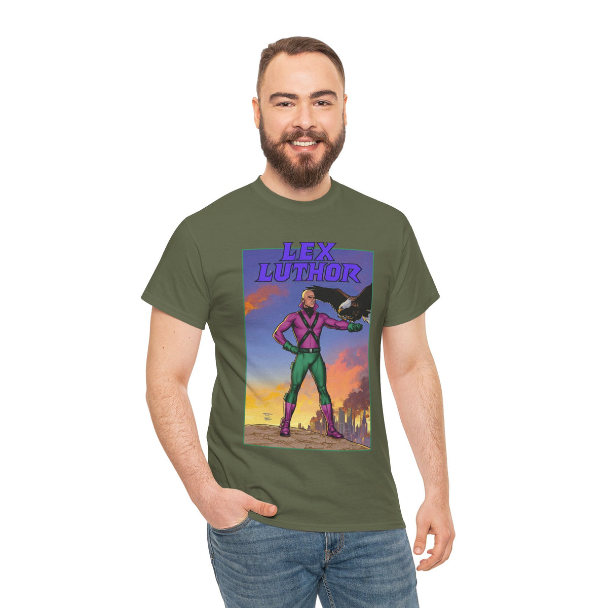 Lex Luthor T-Shirt - Ryan Sook Art - Superman Foe - DC Comics