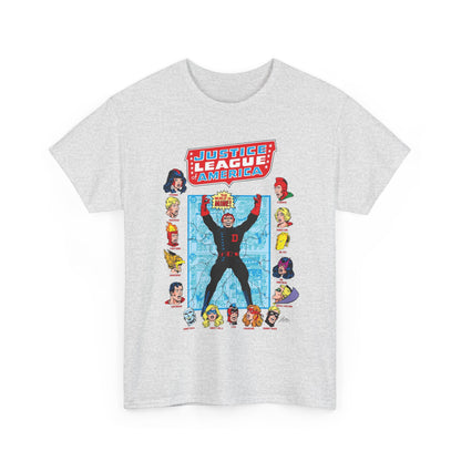 Justice League of America T-Shirt - George Perez Art - Justice Society, All-Star Squadron Team-Up DC Comics