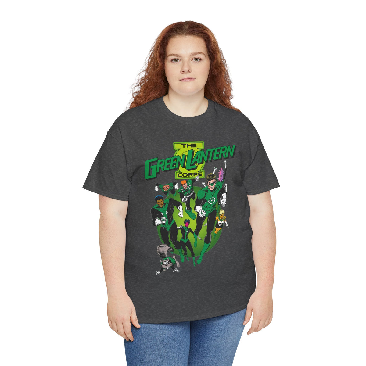 Green Lantern Corps T-Shirt - Joe Staton Art - Hal Jordan, John Stewart, Arisia, Kilowog, Katma Tui - DC Comics