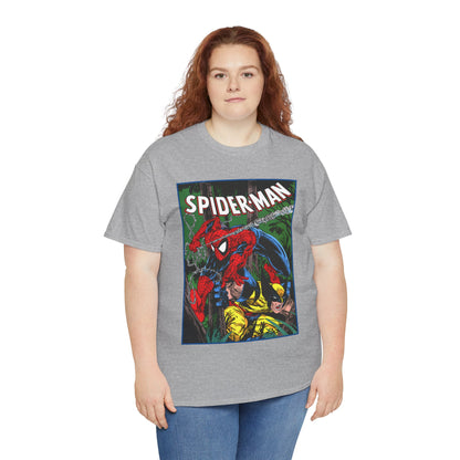 Spider-Man & Wolverine T-Shirt - Todd McFarlane Art - Marvel Comics