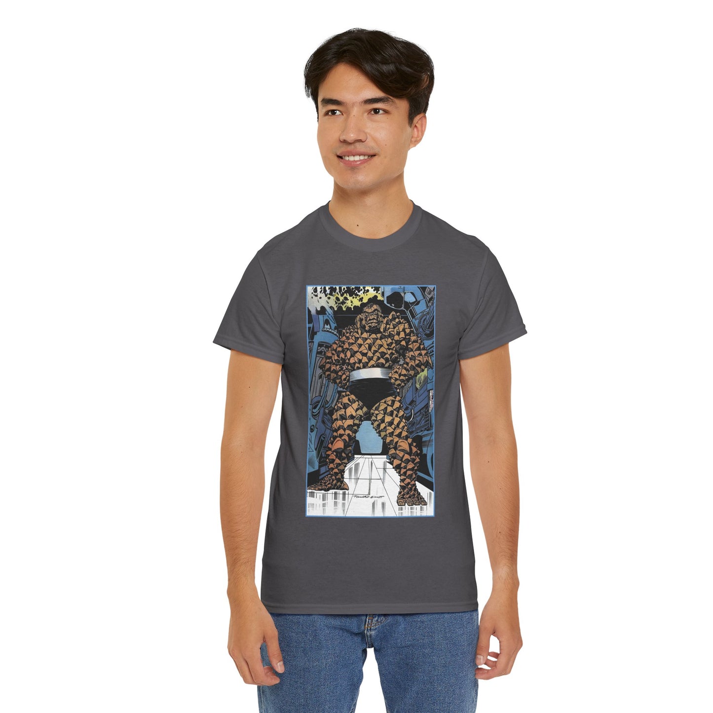 The Thing T-Shirt - Keith Pollard Art - Fantastic Four Pin-Up - Marvel Comics