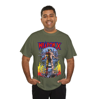 Weapon X T-Shirt - Barry Windsor-Smith Art - Wolverine Origin Story Before He Joined the X-Men - Logan, Mutant Leader - Marvel Comics