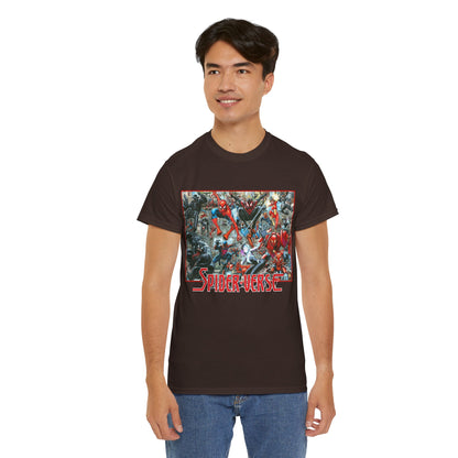 Spider-Verse T-Shirt - Arthur Adams Art - Spider-Man, Venom, Spider-Man 2099, Miles Morales, Spider-Woman - Marvel Comics