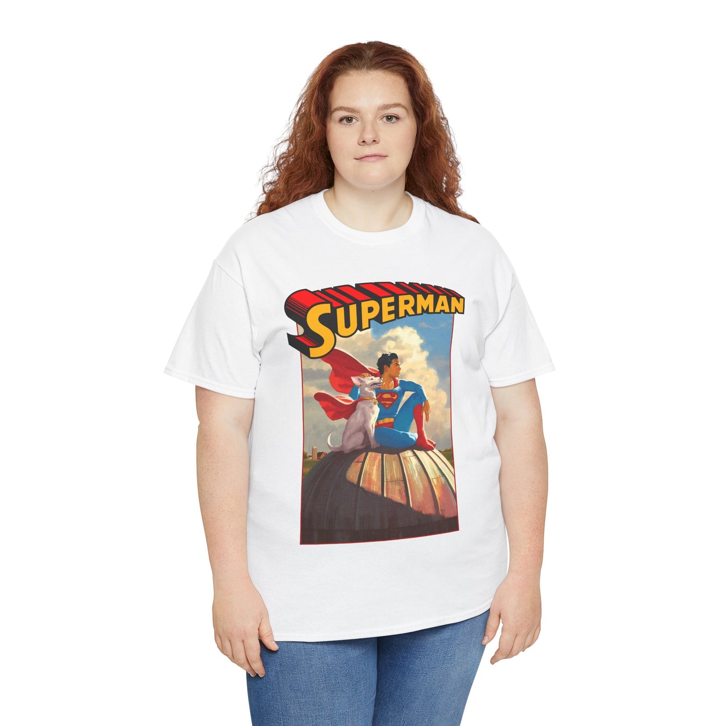 Superman & Krypto T-Shirt - 2025 Movie - Superdog from Krypton - Man of Steel, Smallville - DC Comics