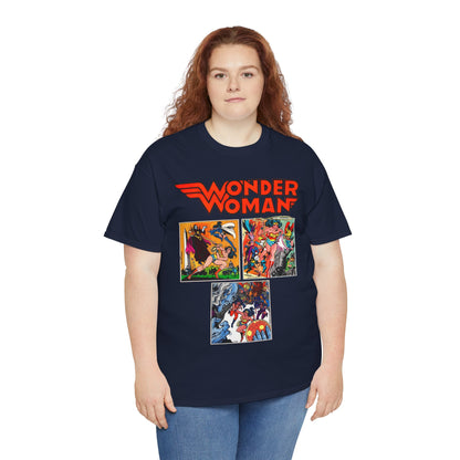 Wonder Woman T-Shirt - Ross Andru & Dick Giordano Art - Judgment in Infinity Story - Zatanna, Supergirl, Huntress, Power Girl, Raven, Wonder Girl, Starfire - DC Comics