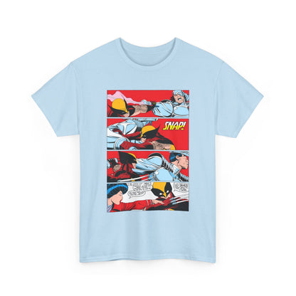 Wolverine Vs Silver Samurai Fight Page 3 T-Shirt - Uncanny X-Men #173 - Marvel Comics