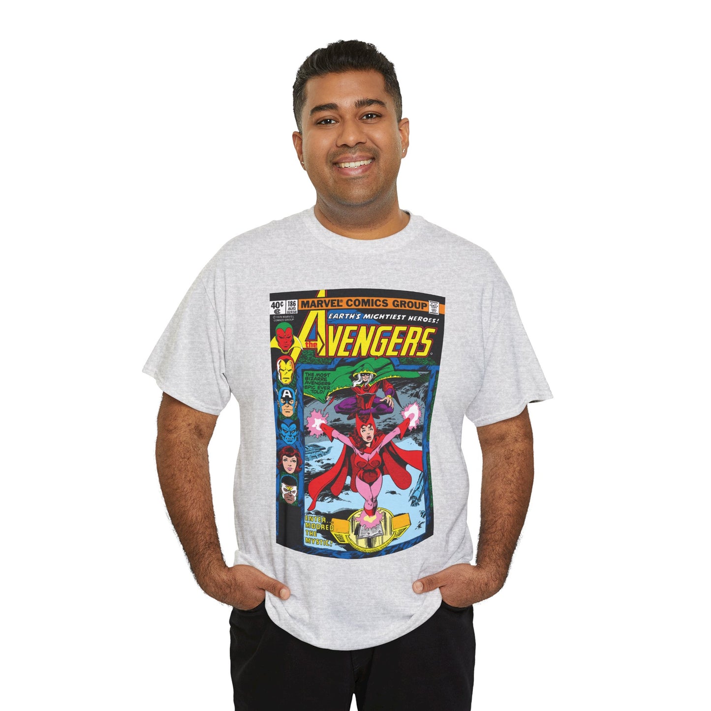 Avengers #186 T-Shirt - John Byrne Art - Scarlet Witch - Marvel Comics