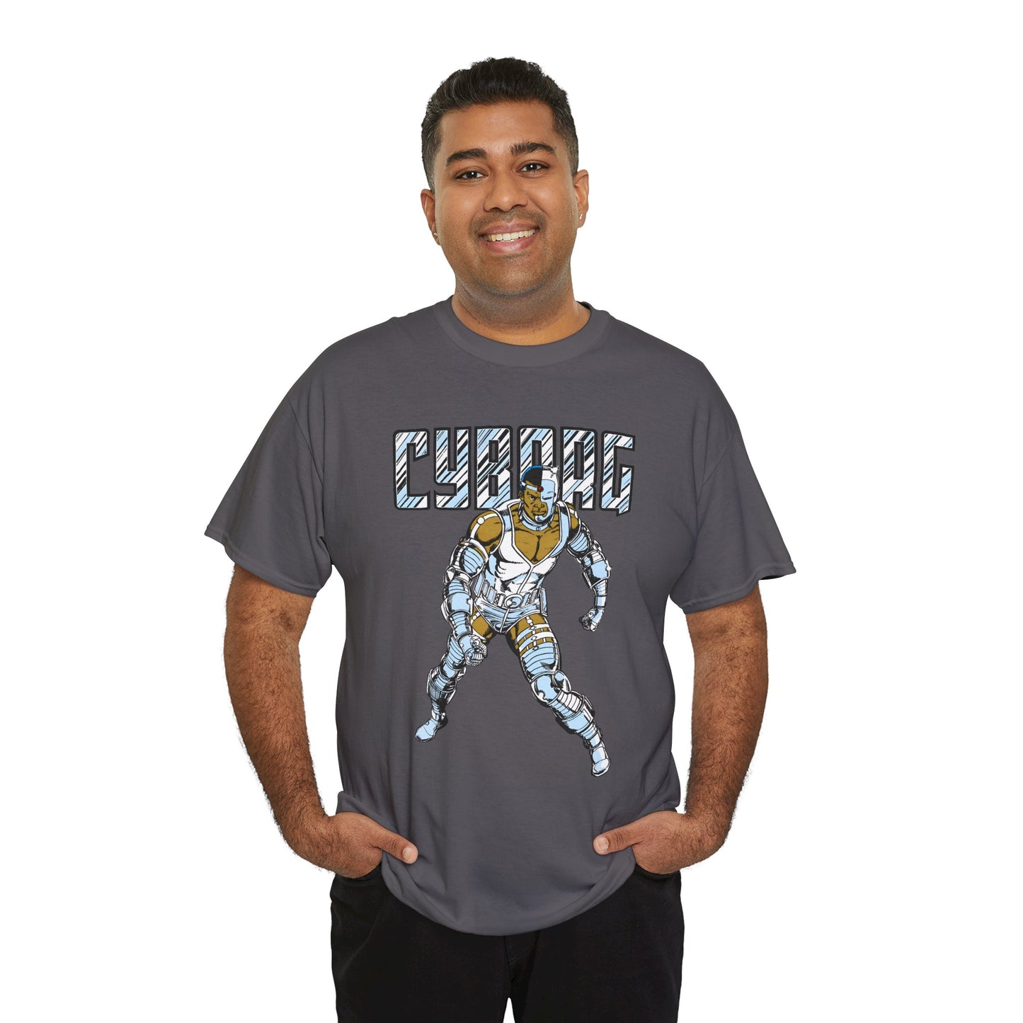 Cyborg T-Shirt - George Perez Art - New Teen Titans, Justice League - Victor Stone - DC Comics