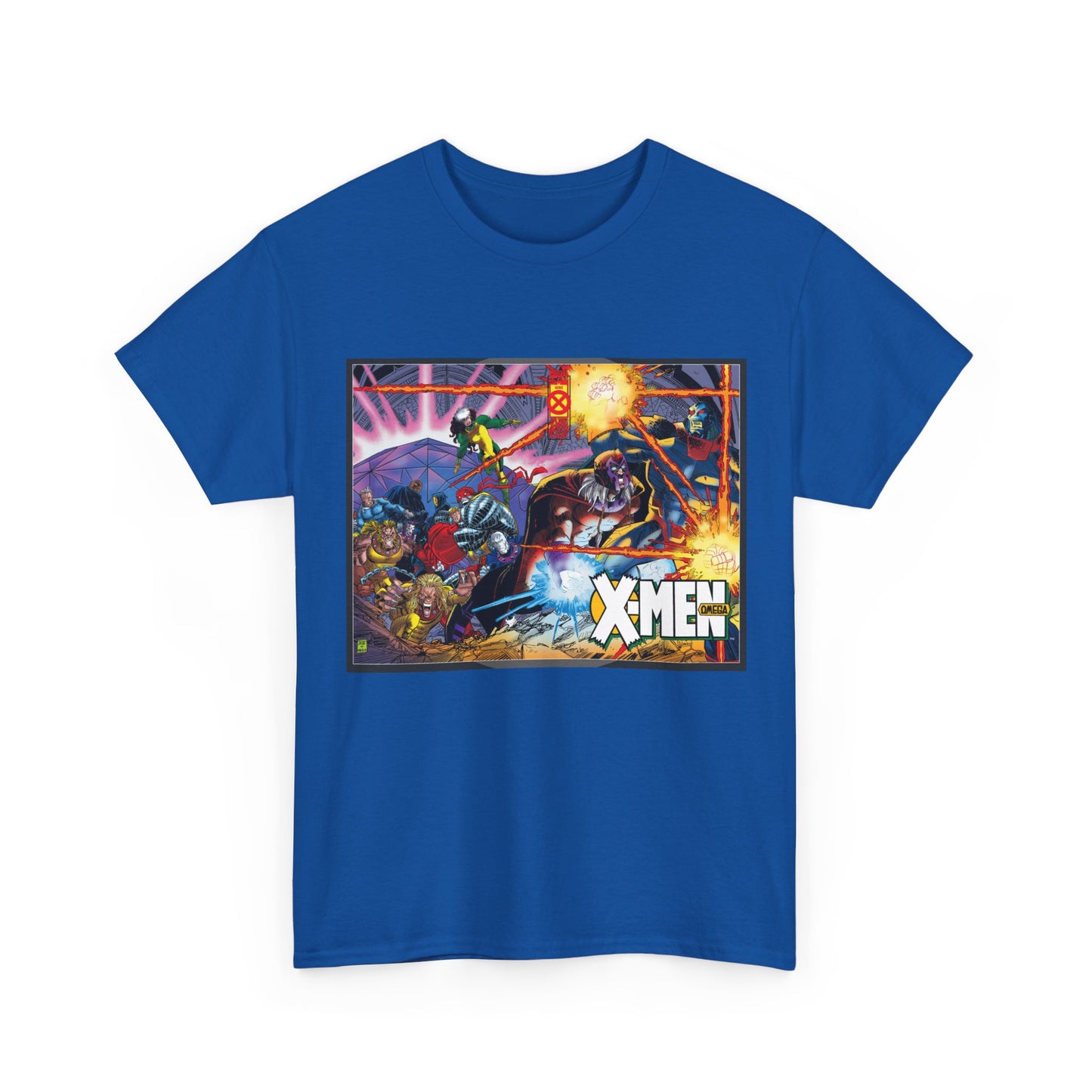 X-Men: Age of Apocalypse T-Shirt - John Romita Jr Art - Magneto, Rogue, Colossus, Quicksilver, Sabretooth, Quicksilver - Omega - Marvel Comics