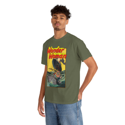 Wonder Woman Vs Cheetah T-Shirt - Rich Buckler & Dan Giordano Art - DC Comics