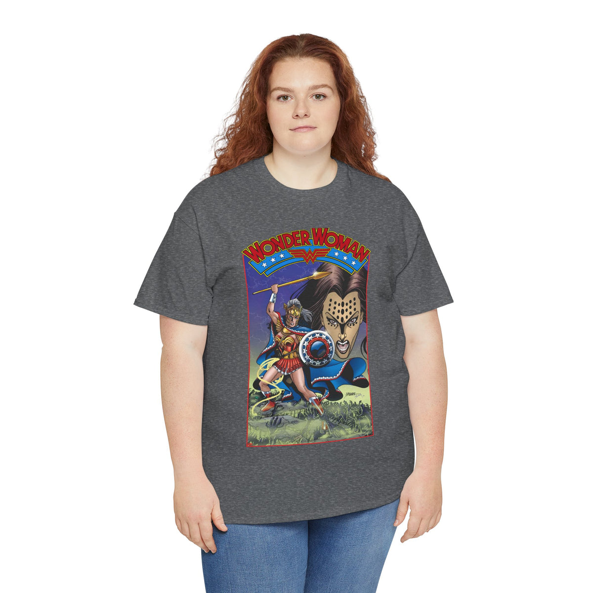 Wonder Woman T-Shirt - George Perez Art - Cheetah, 1980s - DC Comics