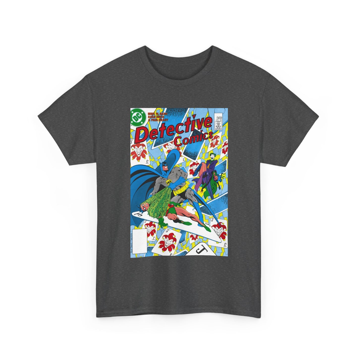 Detective Comics #569 T-Shirt - Alan Davis Art - Batman, Robin, Joker, Catwoman - DC Comics
