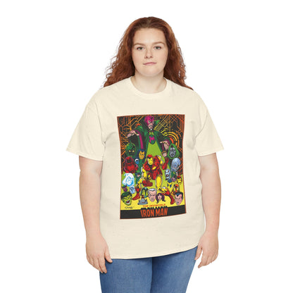 Iron Man T-Shirt - Bob Layton Art - Tony Stark - Ultron, Doctor Doom, The Mandarin, The Beetle - Marvel Comics