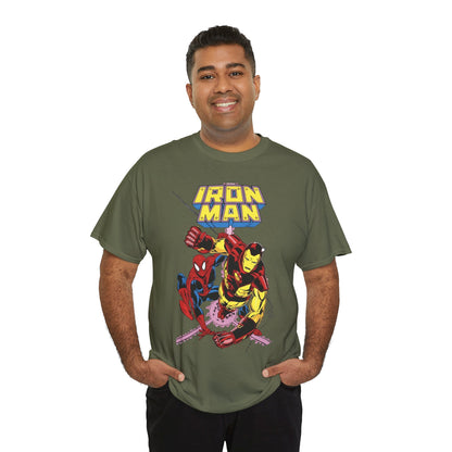 Iron-Man & Spider-Man T-Shirt - Butch Guice Art - Marvel Comics