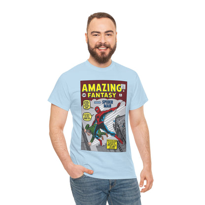 Amazing Fantasy #15 T-Shirt - Steve Ditko Art - 1st Appearance of Spider-Man - 2026 Movie - Marvel Comics