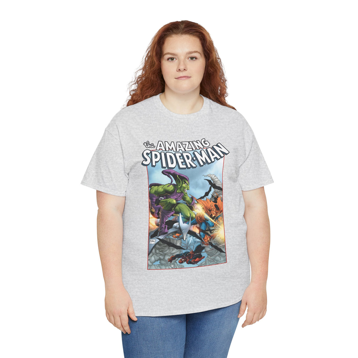 Amazing Spider-Man T-Shirt - Todd McFarlane Art - Green Goblin Vs Hobgoblin - Marvel Comics