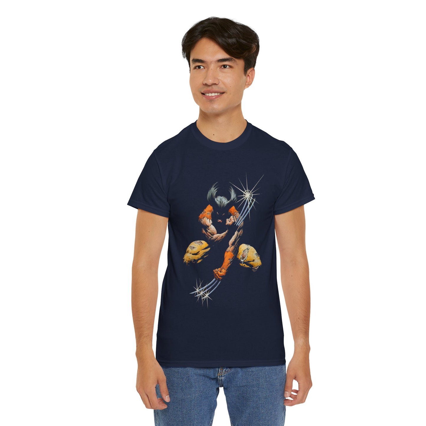 Wolverine T-Shirt - Joe Madureira Art - Negative Space Art Technique - Marvel Comics