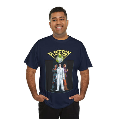 Planetary T-Shirt -  - John Cassaday Art - The Drummer, Jakita Wagner & Elijah Snow - DC Comics/Wildstorm