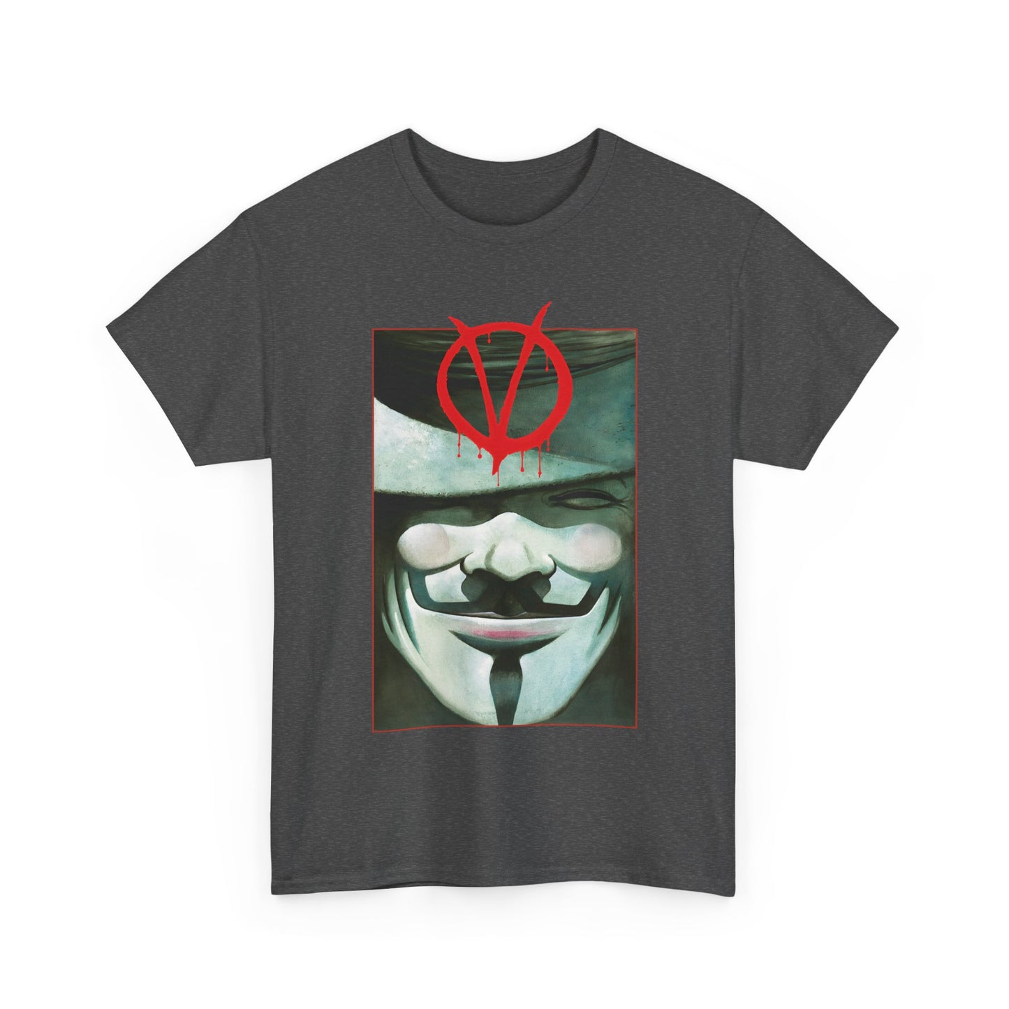V For Vendetta T-Shirt - David Lloyd Art - Guy Fawkes Mask - DC Comics