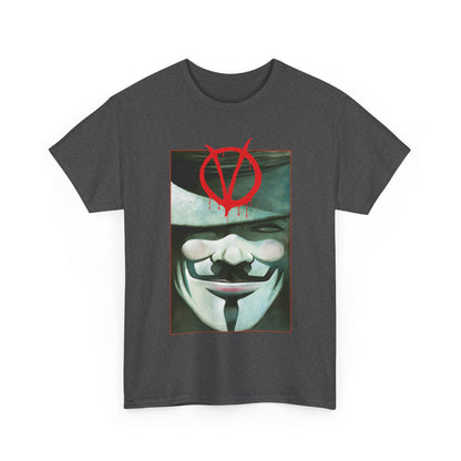 V For Vendetta T-Shirt - David Lloyd Art - Guy Fawkes Mask - DC Comics