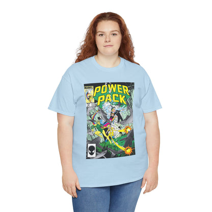 Power Pack #10 T-Shirt - With Marrina from Alpha Flight - Marvel Comics