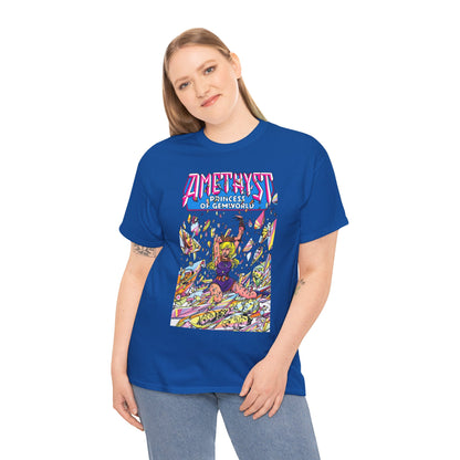 Amethyst Princess of Gemworld T-Shirt - George Perez Art - Lord Topaz, Dark Opal, Granch, Citrina - DC Comics