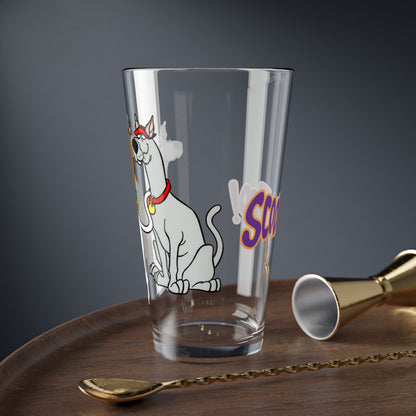 Scooby Doo, Dee & Dum Pint Glass, 16oz - Hanna-Barbera Cartoon Characters - Mystery Inc - Beloved Scooby-Doo Family Members - 1970s & 1980s Classic TV Animation