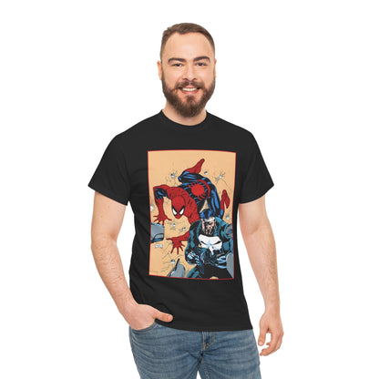 Spider-Man & Punisher T-Shirt - Jim Lee Art - Marvel Comics