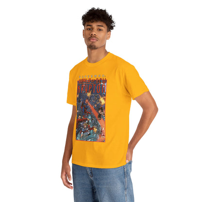 Superman: World of Krypton T-Shirt - George Perez Art - Superboy, Supergirl, Mon-El - DC Comics