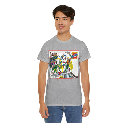 Who's Who in the DC Universe T-Shirt - George Perez Art - #1 Cover - Aquaman, Arion, Amazing Man, Amethyst - DC Comics