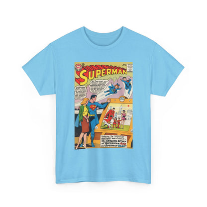 Superman #162 T-Shirt - Superman Blue & Red - Classic Silver Age Imaginary Story - DC Comics