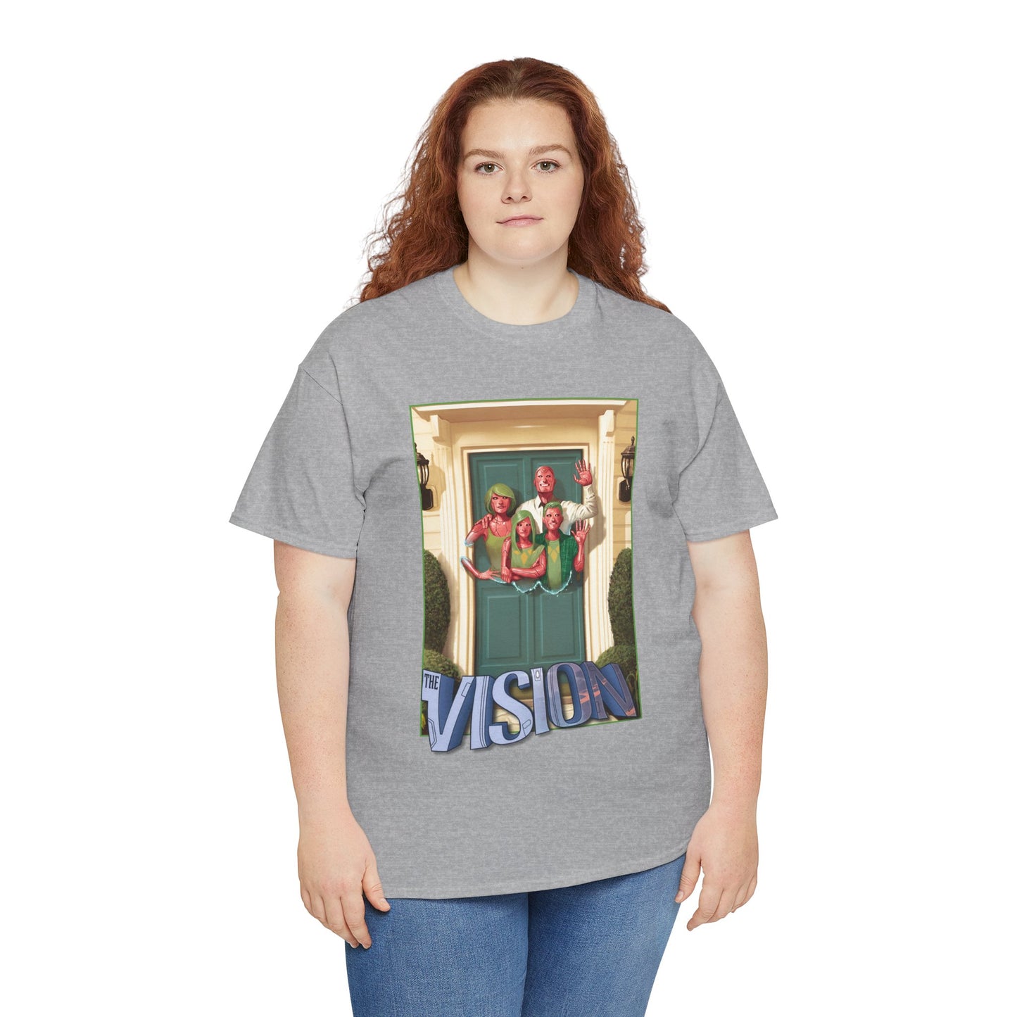Vision T-Shirt - Mike Del Mundo Art - Avengers Member - The Visions Family - Tom King Story - Future MCU Series - Marvel Comics