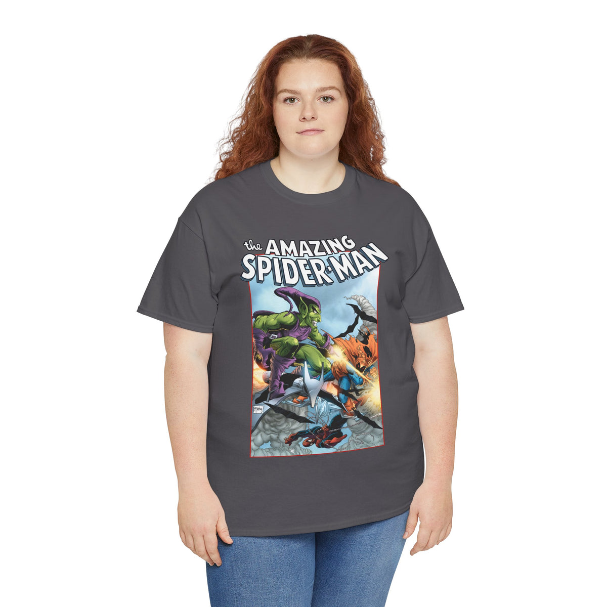 Amazing Spider-Man T-Shirt - Todd McFarlane Art - Green Goblin Vs Hobgoblin - Marvel Comics