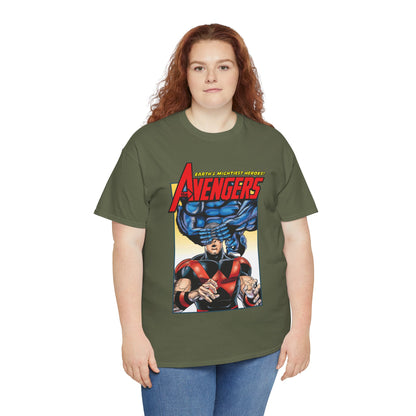 Avengers T-Shirt - George Perez Art - Wonder Man & Beast (Simon Williams & Hank McCoy) - Marvel Comics
