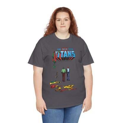 New Teen Titans T-Shirt - George Perez Art - Robin, Kid Flash Quitting - #39 Cover - DC Comics