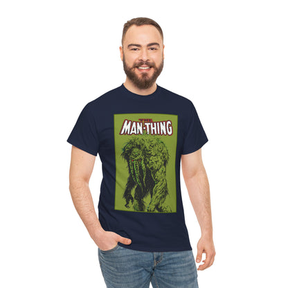 Man-Thing T-Shirt - Marvel Comics - Whatever Knows Fear Burns At The Touch - Swamp Monster