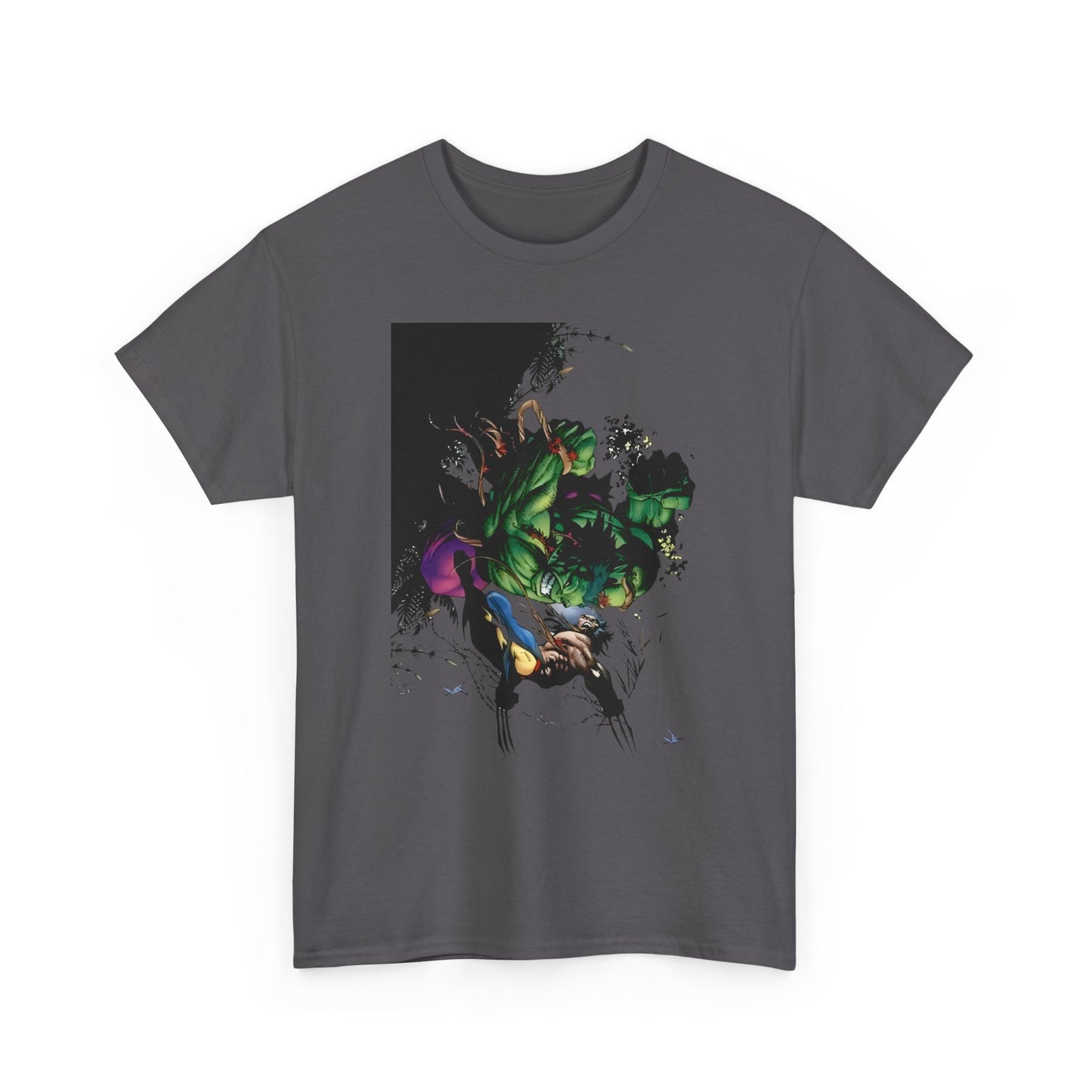 Wolverine Vs Hulk T-Shirt - Adam Kubert Art - Marvel Comics - Logan, X-Men, Bruce Banner - Great Fight Image
