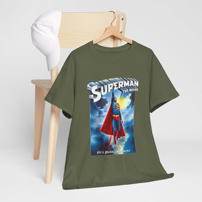 Superman The Movie T-Shirt - DC Comics - Man of Steel - Christopher Reeve 1978