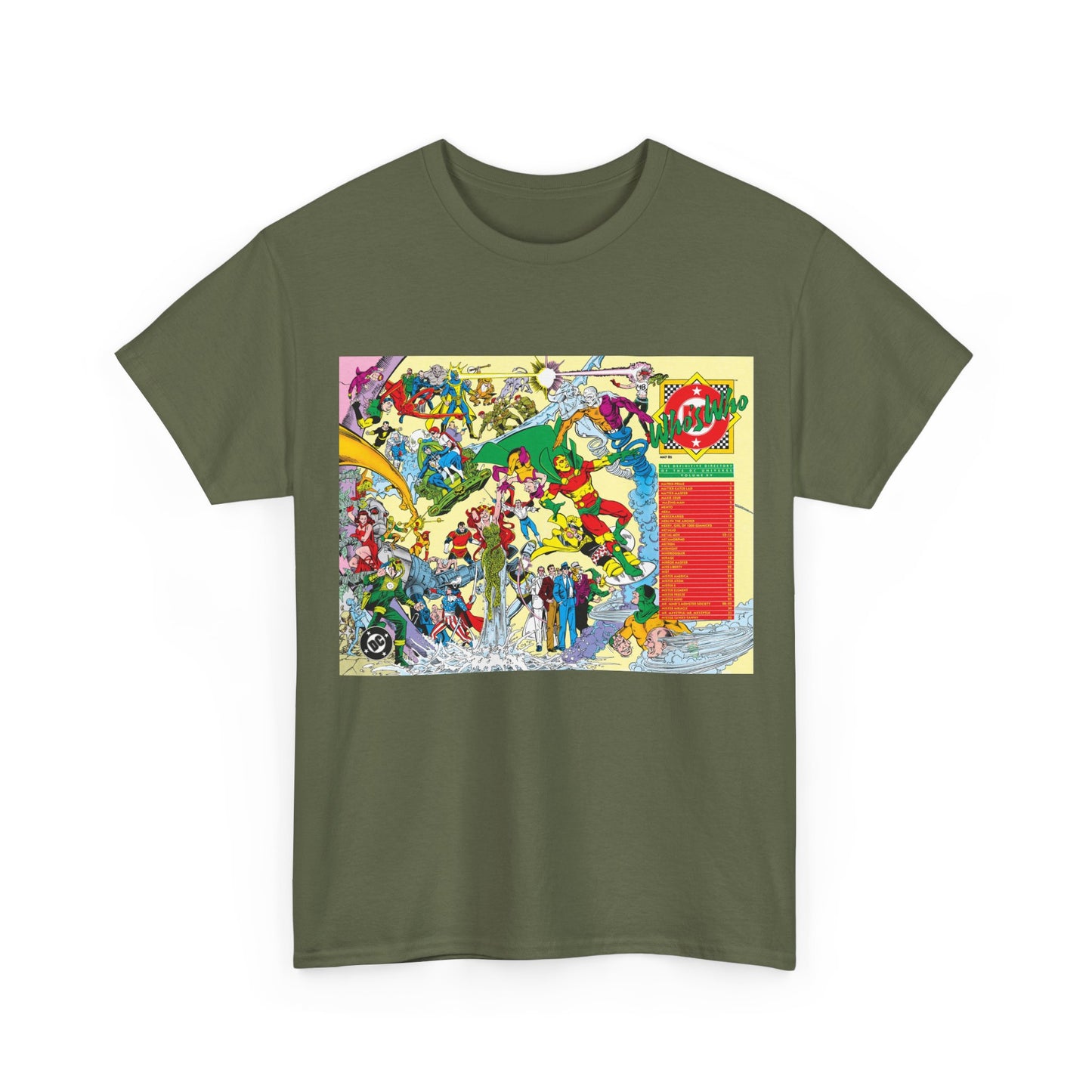 Who's Who in the DC Universe T-Shirt - George Perez Art - Mr. Miracle, Metamorpho - #15 Cover Art - DC Comics