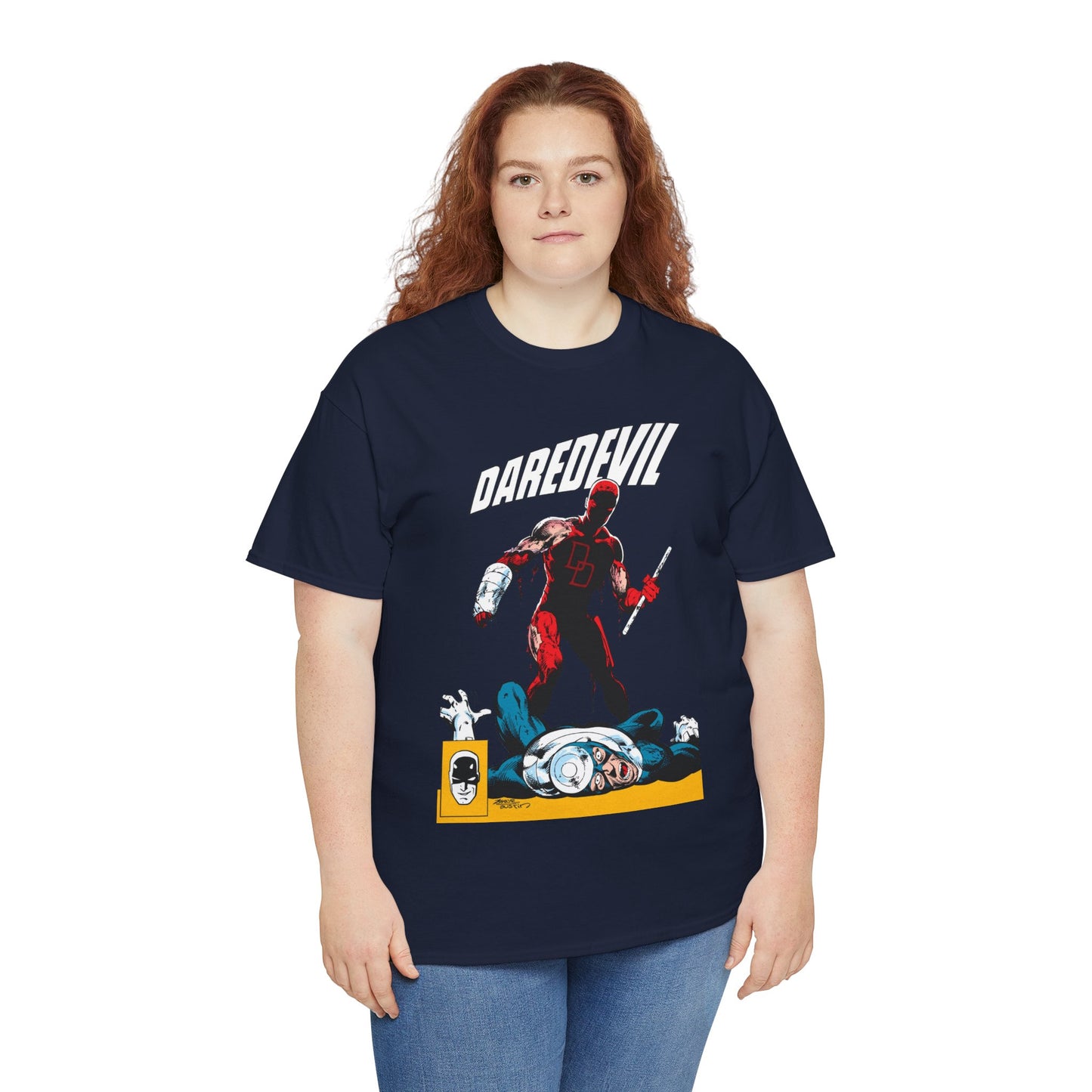 Daredevil T-Shirt - John Byrne Art - Marvel Comics - Bullseye - Matt Murdock, Man Without Fear