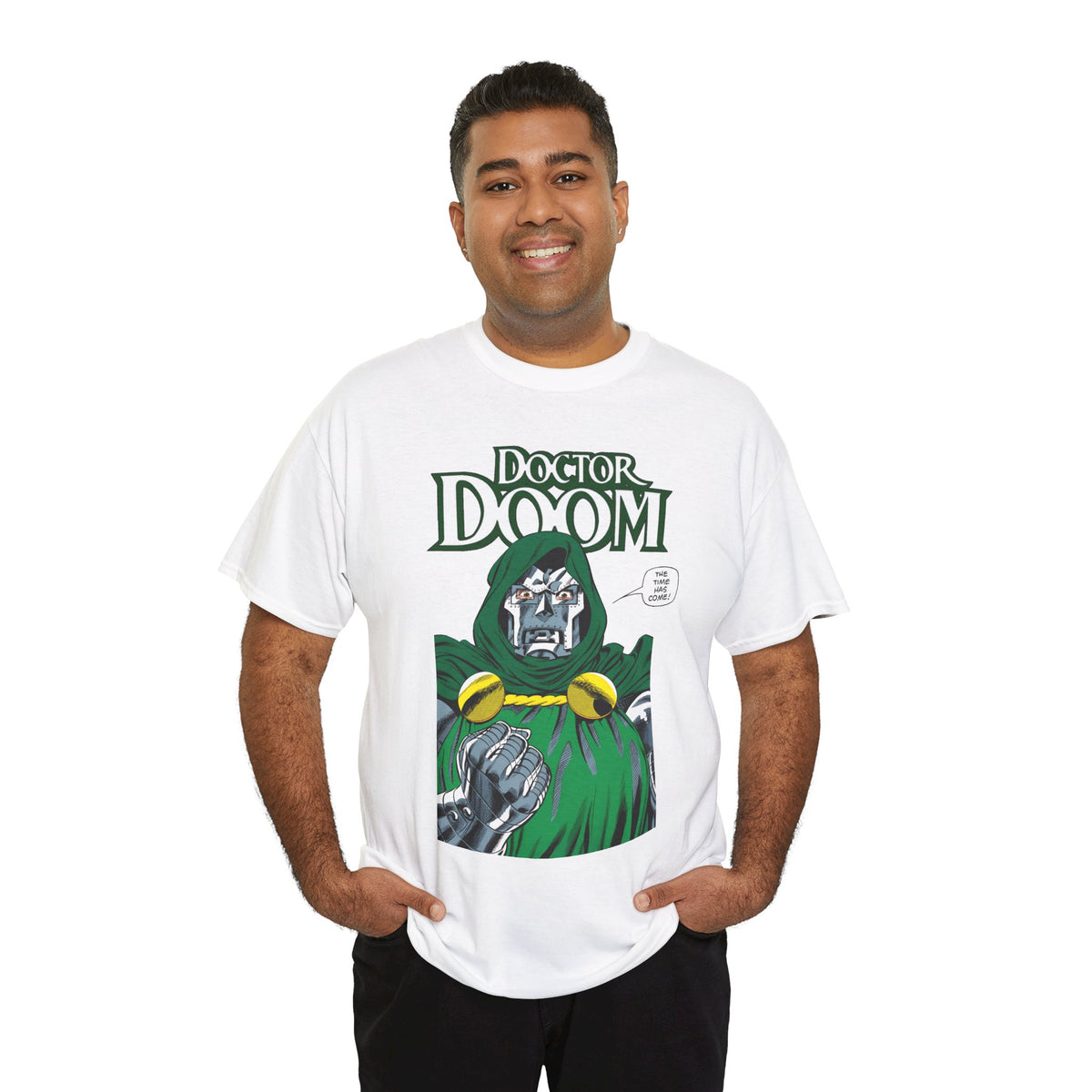 Doctor Doom T-Shirt - John Byrne Art - Fantastic Four Foe - 2026 Avengers Doomsday Movie - Marvel Comics