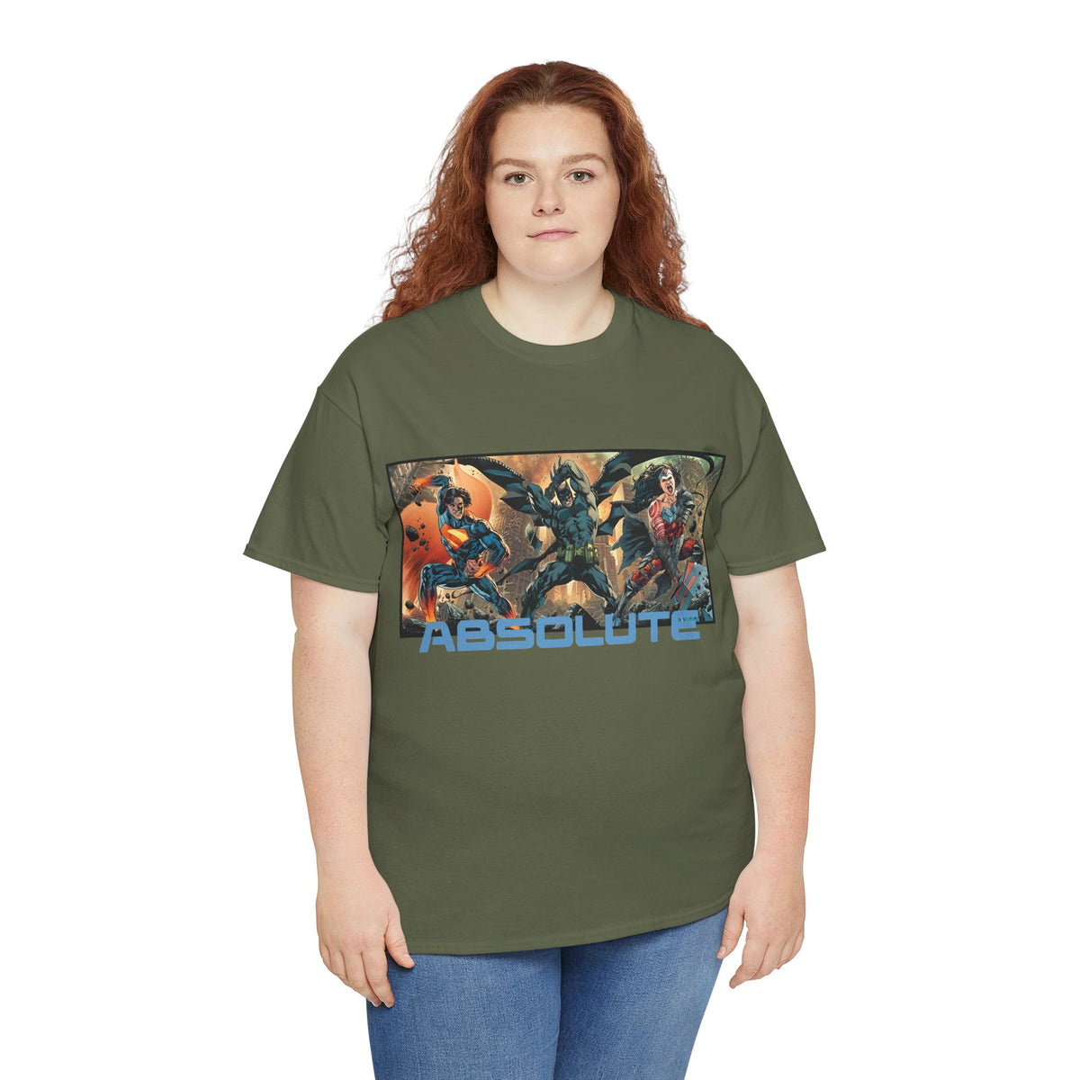 Absolute Trinity T-Shirt - Bryan Hitch Art - Batman, Superman, Wonder Woman - DC Comics