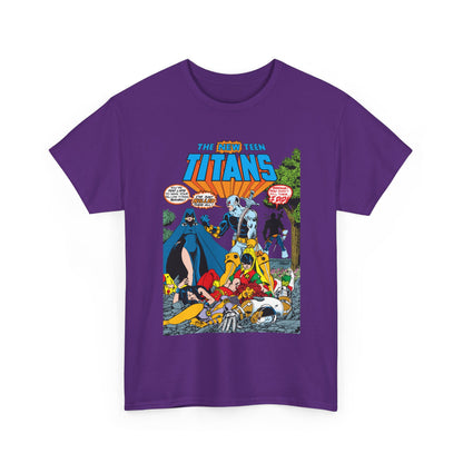 New Teen Titans T-Shirt - George Perez Art - #2 Cover Art - Deathstroke & Ravager - DC Comics