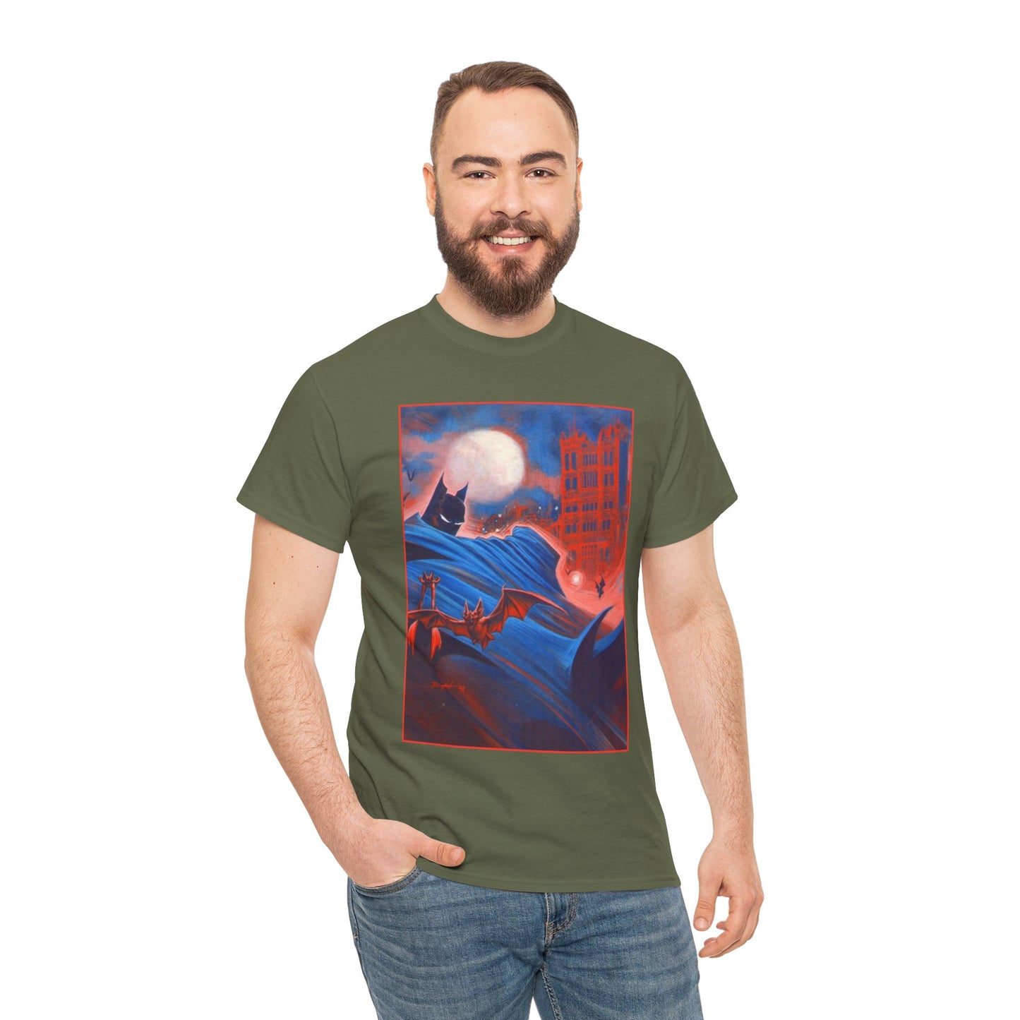 Batman Holy Terror T-Shirt - Norm Breyfogle Painted Promotional Art - Elseworlds - DC Comics