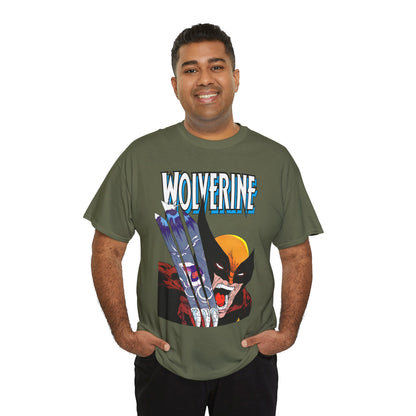 Wolverine T-Shirt - Amazing Todd McFarlane Art - Classic Image Vs Incredible Hulk - Marvel Comics - Logan