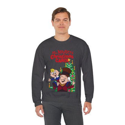 Mr. Magoo's A Christmas Carol Heavy Blend Crewneck Sweatshirt - Festive Holiday Cartoon Special