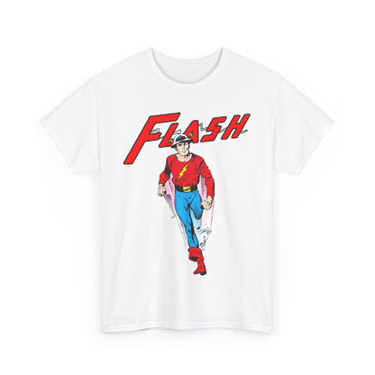 Golden Age Flash T-Shirt - John Byrne Art - Justice Society/JSA Member - Jay Garrick - Speedster